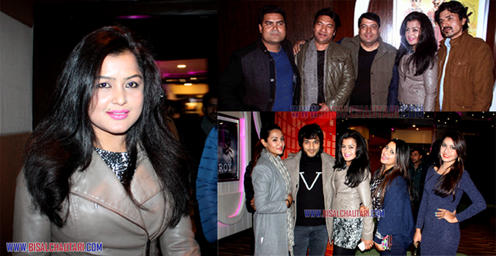 actress Rekha Thapa's movie Special premiere of 'tathastu' liked (1)
