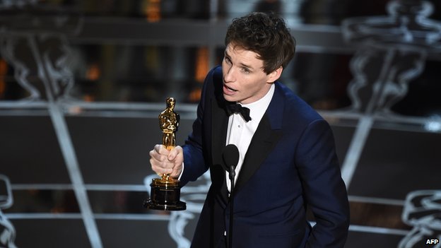 87th Annual Academy Awards Birdman Best Picture Oscar and eddie redmayne best actor (1)