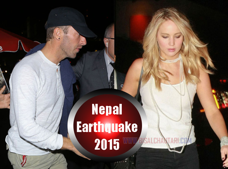 Jennifer Lawrence & Chris Martin Both Attend Nepal Earthquake Benefit
