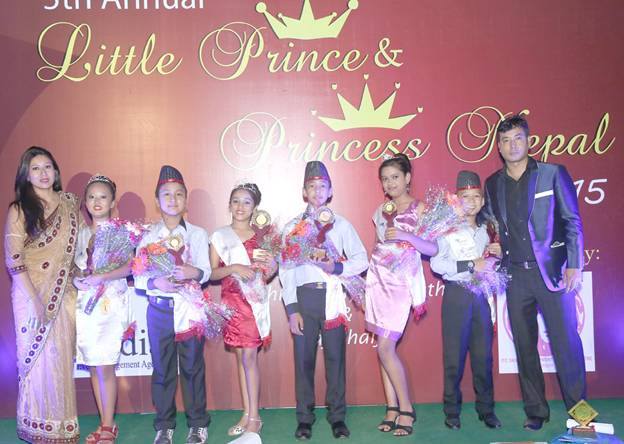 little prince and princess nepal 2015 winner abhiral and tanisha